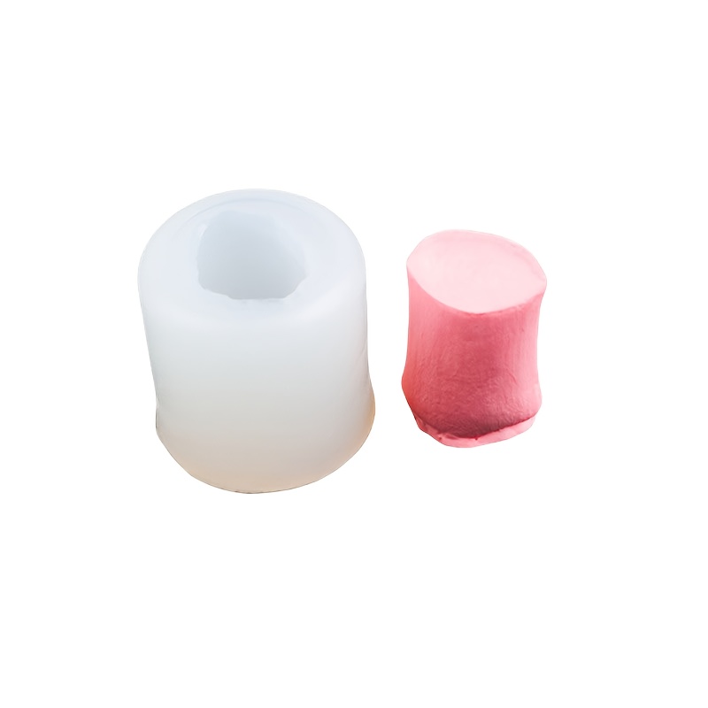 TEMU Marshmallow Shaped Pinch Silicone Mold Plaster Glue Decorative Mold Mold Clay Mold