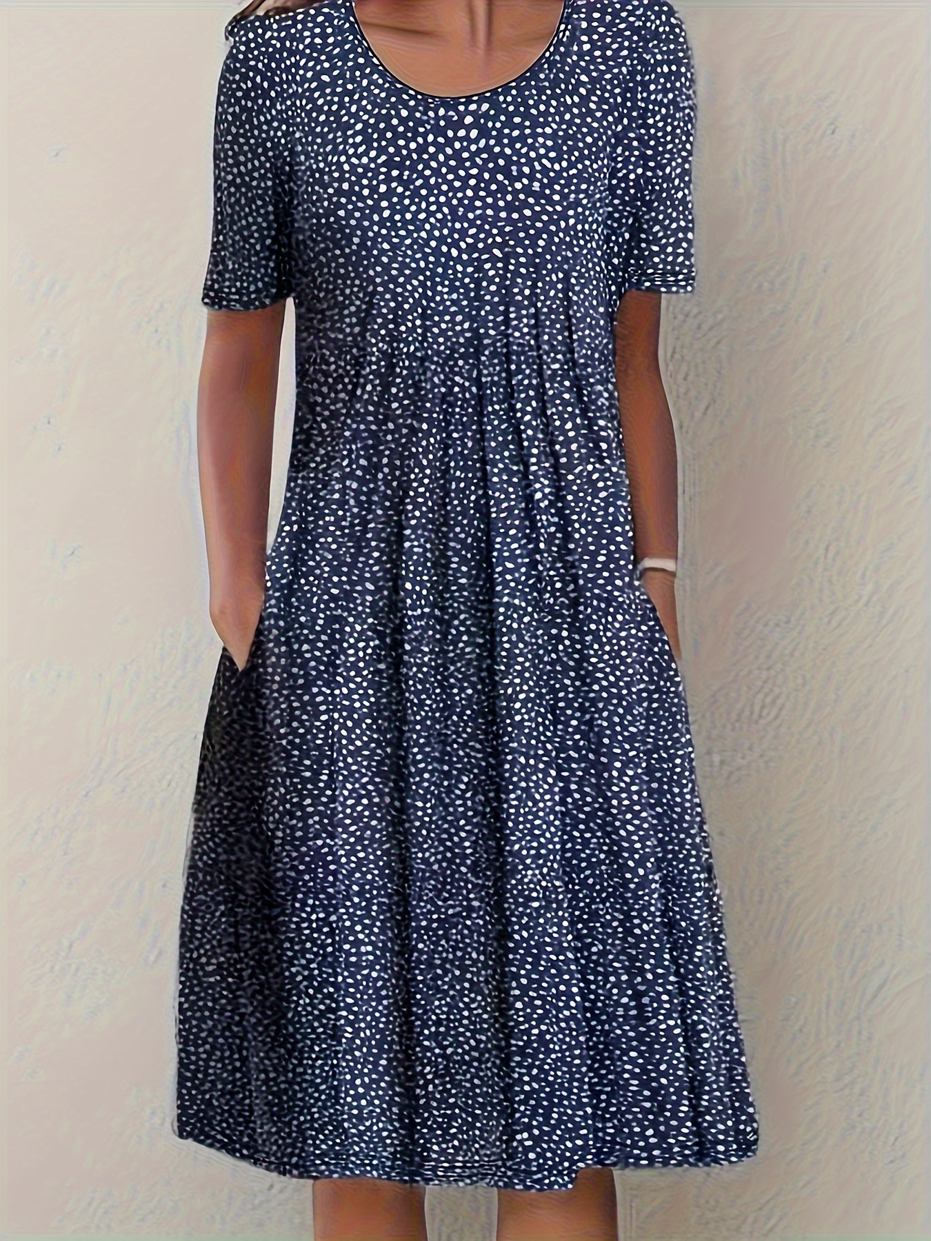 Women’s Relaxed Fit Vintage Print Breathable Dress main image 1