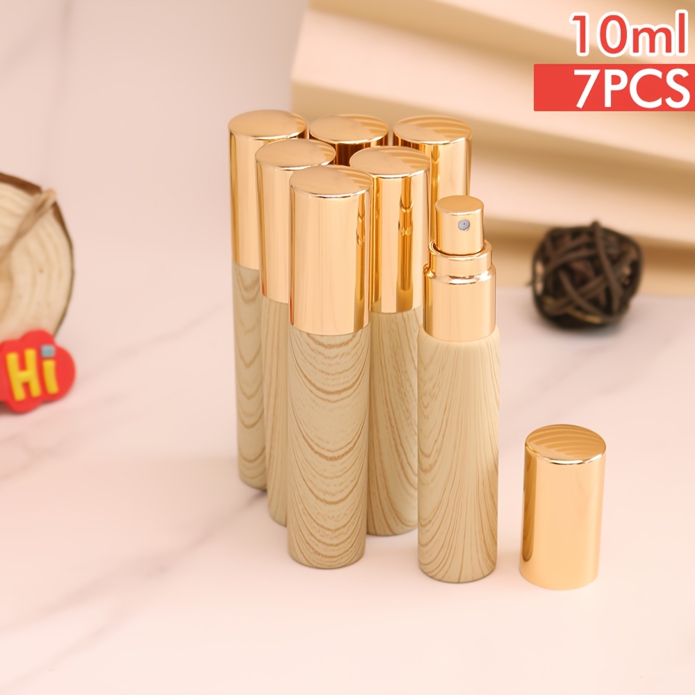 TEMU 7pcs-35pcs Kits de Voyage, Bouteilles Rechargeables Parfumées, Récipients de Spray Cosmétiques Réutilisables, Vases en Verre, Mini Formats d'
