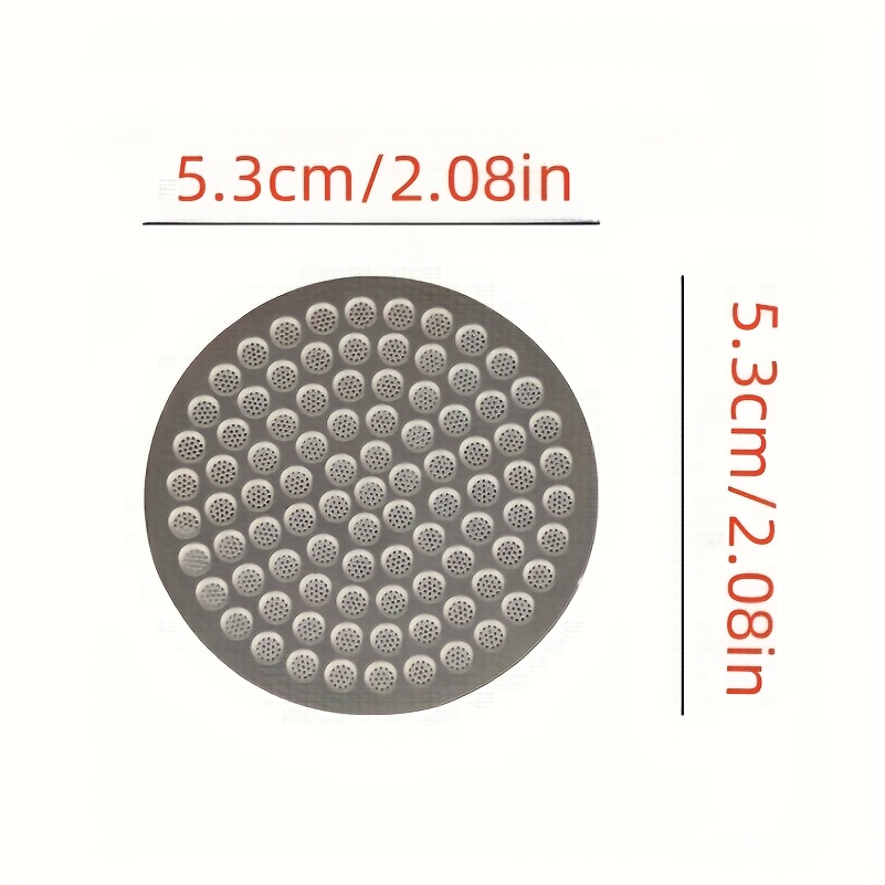 TEMU 1pc Coffee Machine Parts And Additions Secondary Coffee Water Distributor 51/53/58mm Double Layer Coffee Filter Stainless Steel Italian Filter