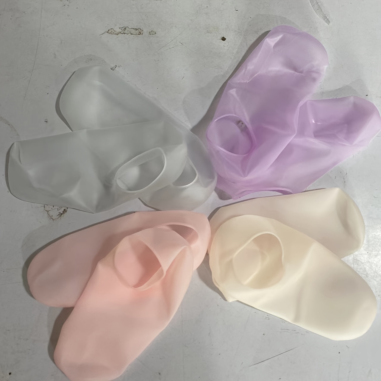TEMU 2/8pcs Home Care Silicone Foot Moisturizing Socks, Reusable Silicone Foot Mask, Durable Foot Care Products