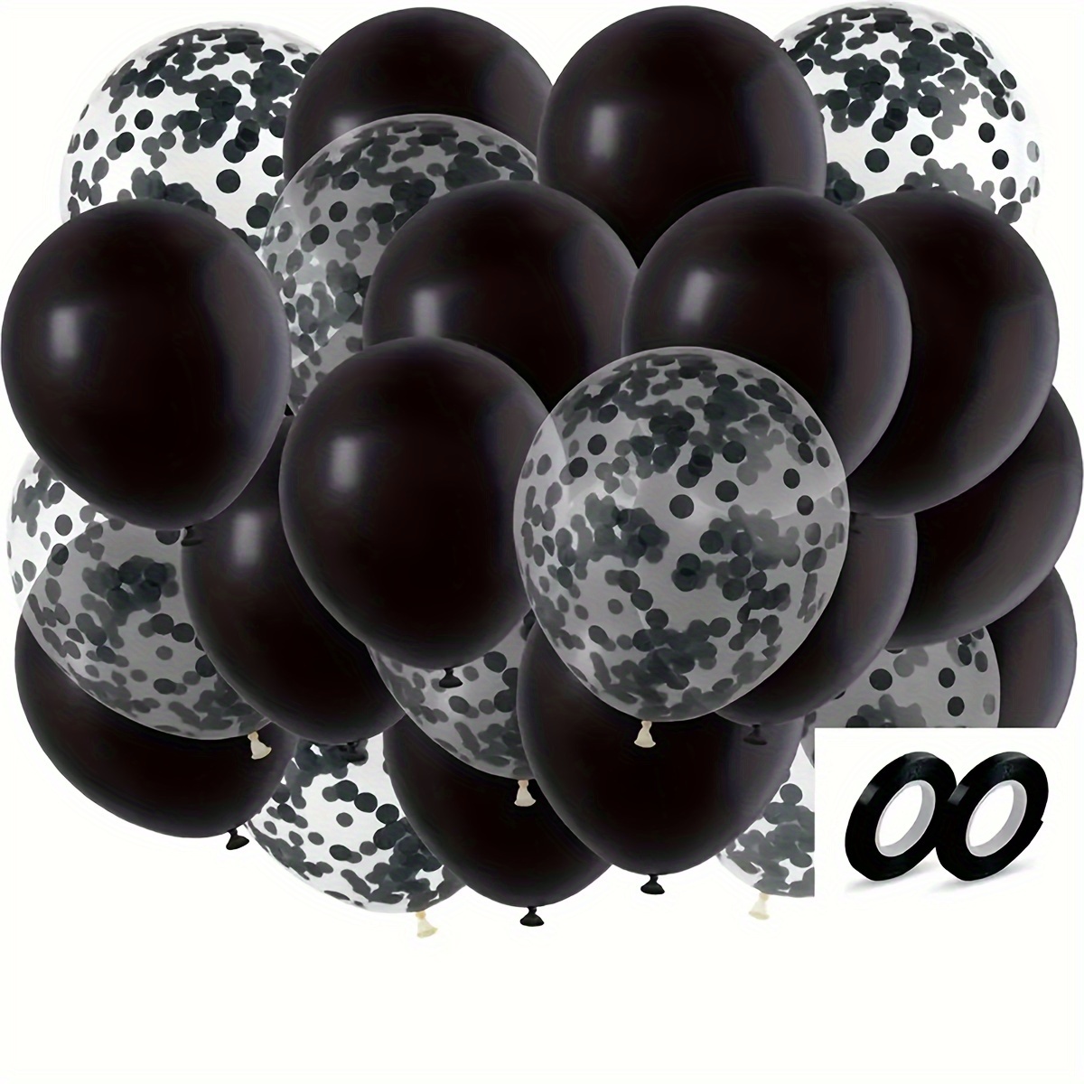 

30pcs, Black Confetti Latex Balloons, Wedding Decor, Birthday Party Decor, Anniversary Decor, Graduation Decor, Holiday Decor, Mother's Day Decor, Indoor Outdoor Decor, Home Decor, Room Decor