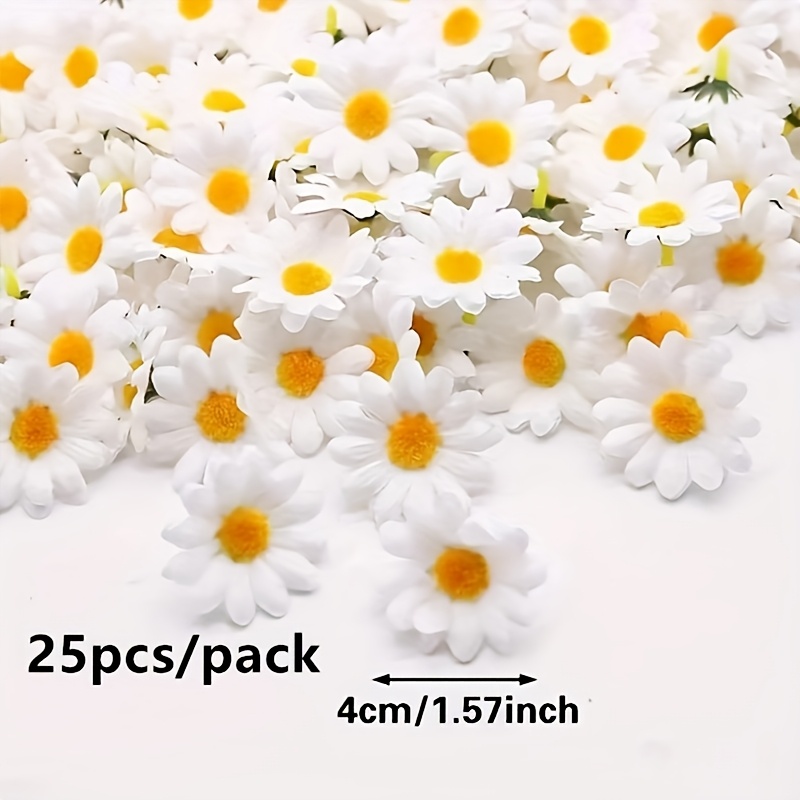 25pcs Daisy Set For Birthday Party Decorations, Wedding Decor, And Holiday Decorations - Perfect For An Party! Adds Ambiance To Any Occasion