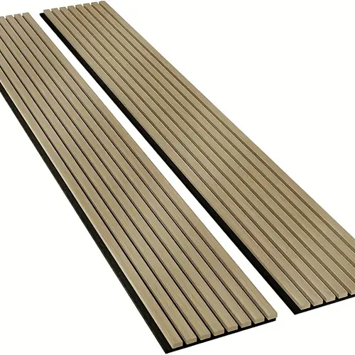 wood slat wall panels solid wooden wall panels 2 pack 93 5 x 12 6 soundproof wall panels 3d textured panel acoustic fluted wall panels for interior wall decor