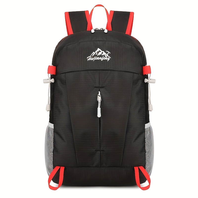 TEMU Men's Backpack, Sports Outdoor Bag Lightweight Travel Portable Foldable Bag Hiking Bag Backpacking Riding Bag