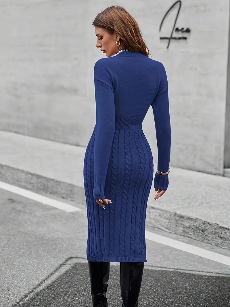 Long Sleeve New Look Tight Dresses 2025 Autumn Winter New Style Dress Long Sleeve Solid Color Temu Long Sleeve New Look Tight Dresses 2025 Autumn Winter New Style Dress Long Sleeve Solid Color Temu