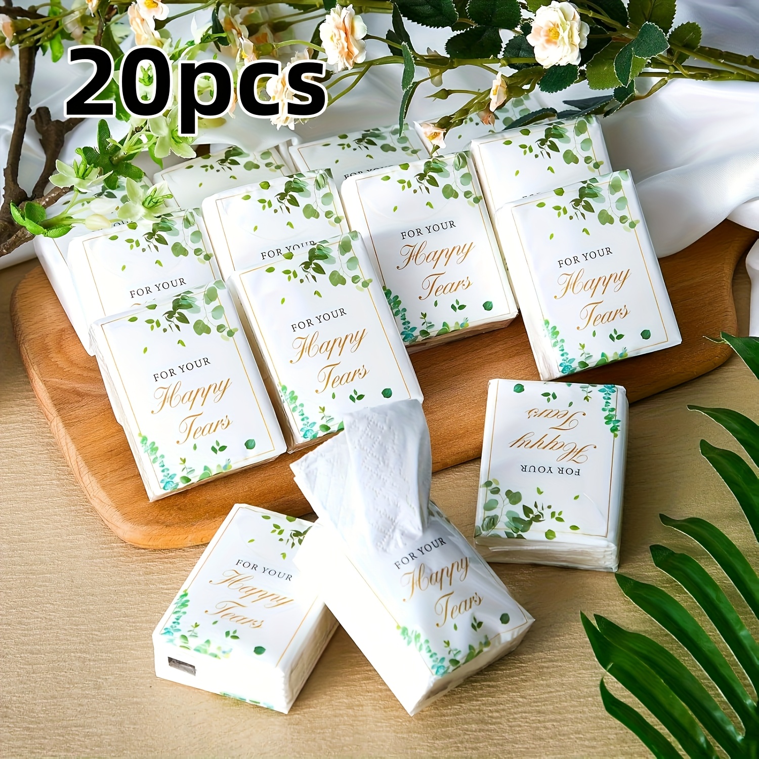 E-shop 10/20 Stück Weiche Gesichtstücher Verpackung, eine ausgezeichnete Wahl für Hochzeitsgeschenke und Zeremonien