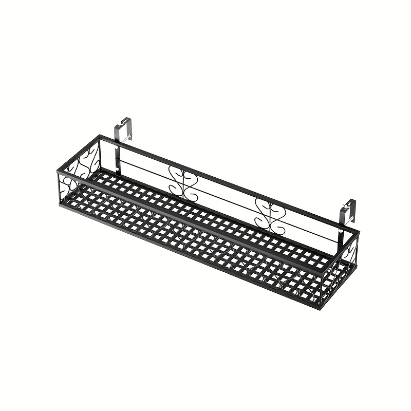 A Wall-mounted Flower Rack, A Storage Shelf For Windows And , A Wire Hanging Rack, A Hanging Flower Pot Holder, A Wire Succulent Flower Rack For Railings And Windowsills