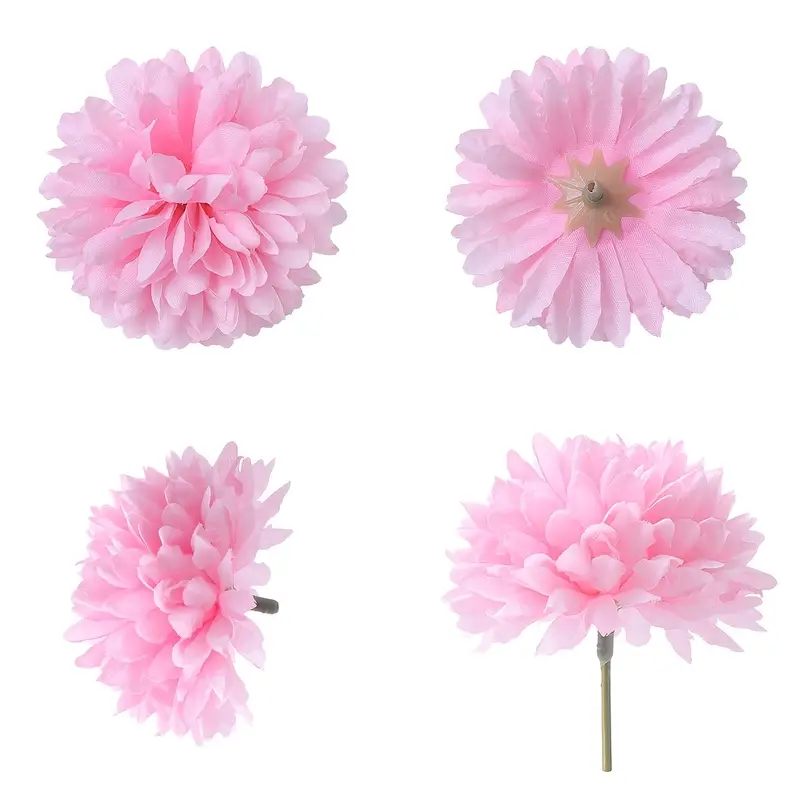 8 stück 2 36 zoll kugel chrysanthemen künstliche blumenköpfe