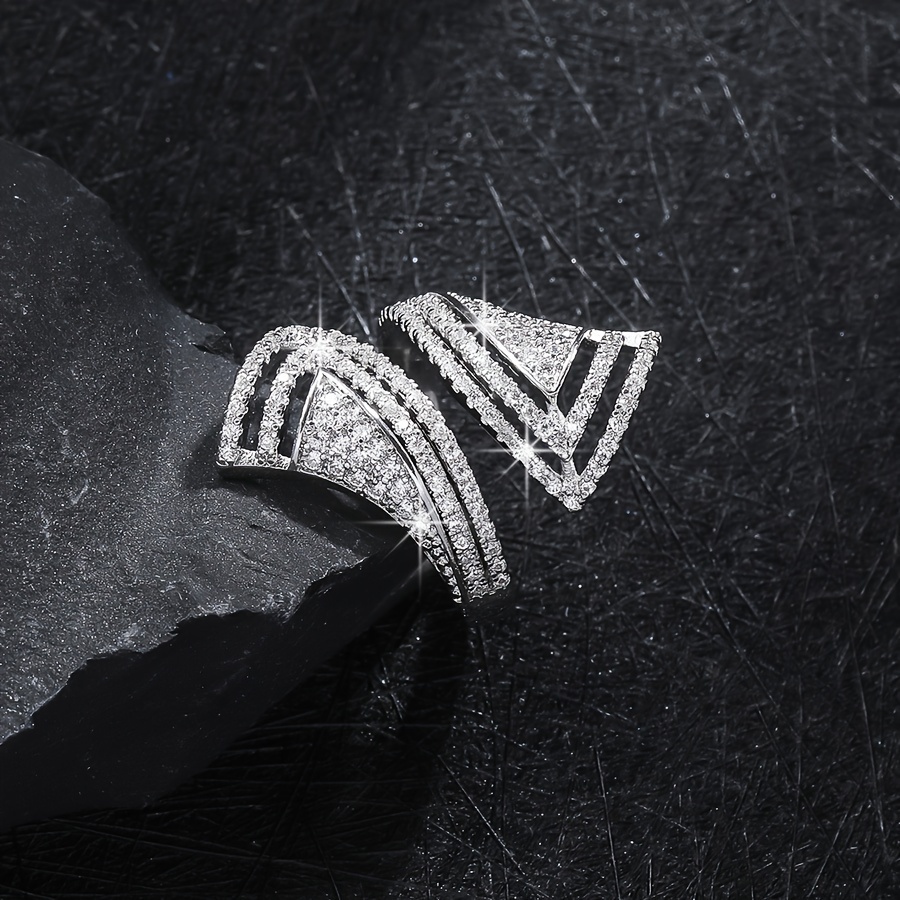 Sparkling Rhinestone Sailboat Ring for Daily Wear