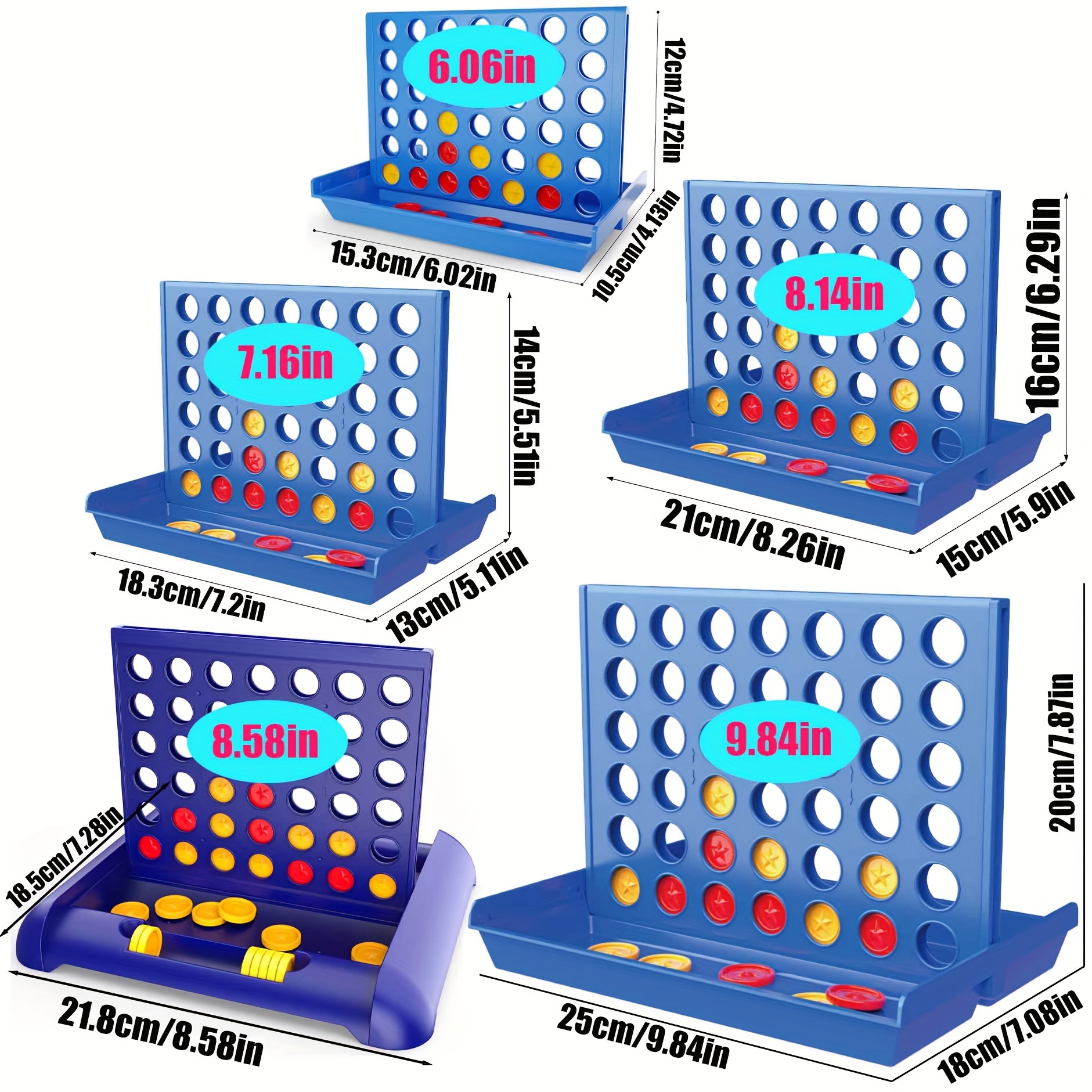 Portable Four-in-One Game, Suitable for Family Interaction and Travel, Foldable and Easy to Carry, Pocket Chessboard, Ideal Gift