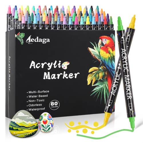 set de de pintura acrílica de 24/36/48/60/80 colores de mejor : rápido, calidad y , para manualidades diy, camisetas, (grado de )