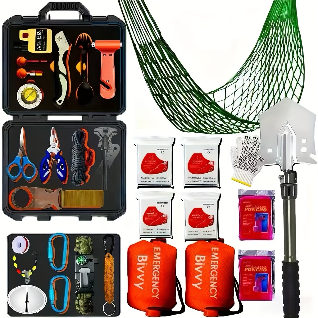 30pcs Heavy-Duty Outdoor Survival Gear Kit