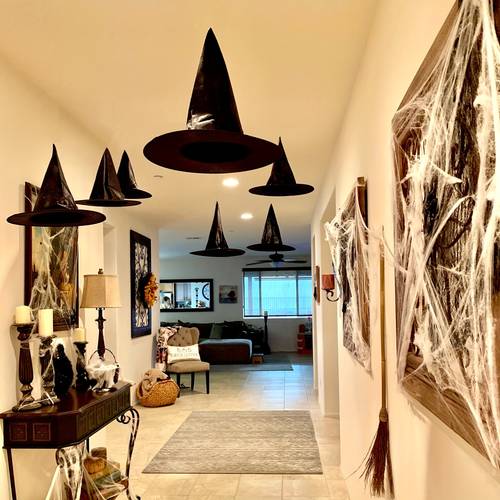 3 6 12pcs floating wizard horror place for halloween diy event decoration simple decoration for home creative atmosphere devil night party dinner party dance nightclub personalized creative decoration living room bedroom restaurant ceiling background wall designed durable and sturdy to welcome trick or a halloween night full of horror and fun for