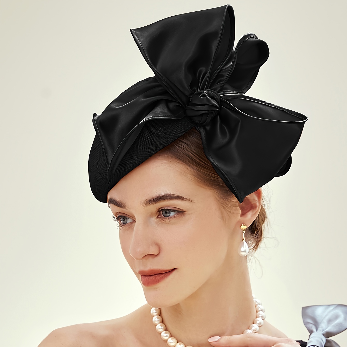 fascinator hat women tea party derby hat mesh cocktail - Temu display picture 3
