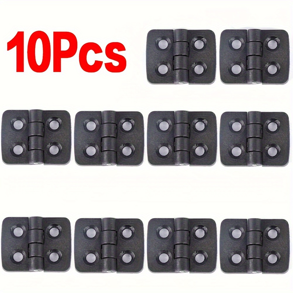 Image of 10pcs Hinges Nylon Folding Hinge Plastic Bearing For Electric Box Cabinet Welding Flip Industrial