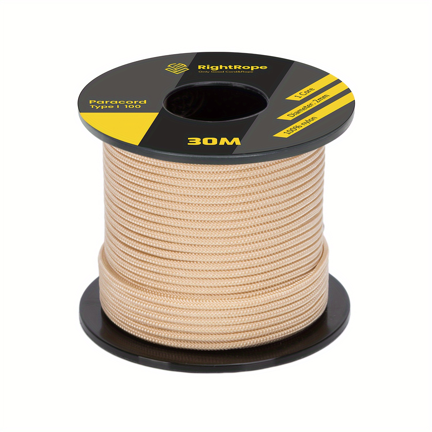 Paracord 2mm 1 Strand Nylon Rope Paracord 100 Type I Max 45kg 100lbs -  Sports & Outdoors - Temu