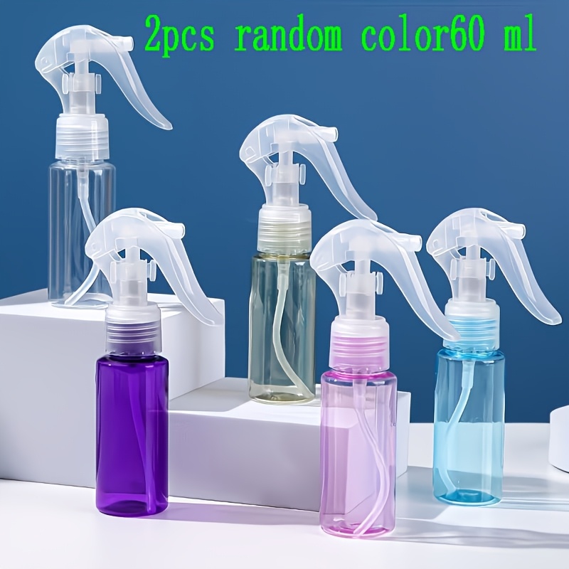 TEMU 2 stuks Willekeurige Kleur 60ml Vochtinbrengende Vernevelaar Flessen, Draagbare Reis Vernevelaar Flessen, Draagbare Nano Spray voor Buiten,