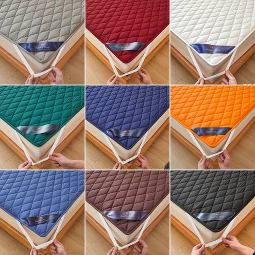 imagen del artículo 2 protectores de colchón impermeables tipo correa, disponibles en varios tamaños y colores, protector de colchón , , impermeable y absorbente de humedad ( de almohada y relleno de almohada no incluidos)