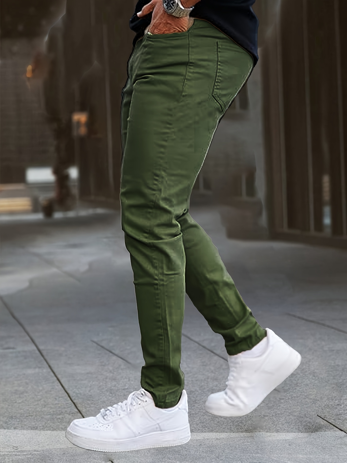 Men's Casual Slim-Fit Stretch Pants