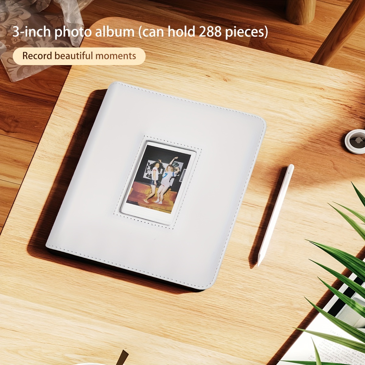 3-inch Photo Album With 288 Pockets: Capture Moments In Style