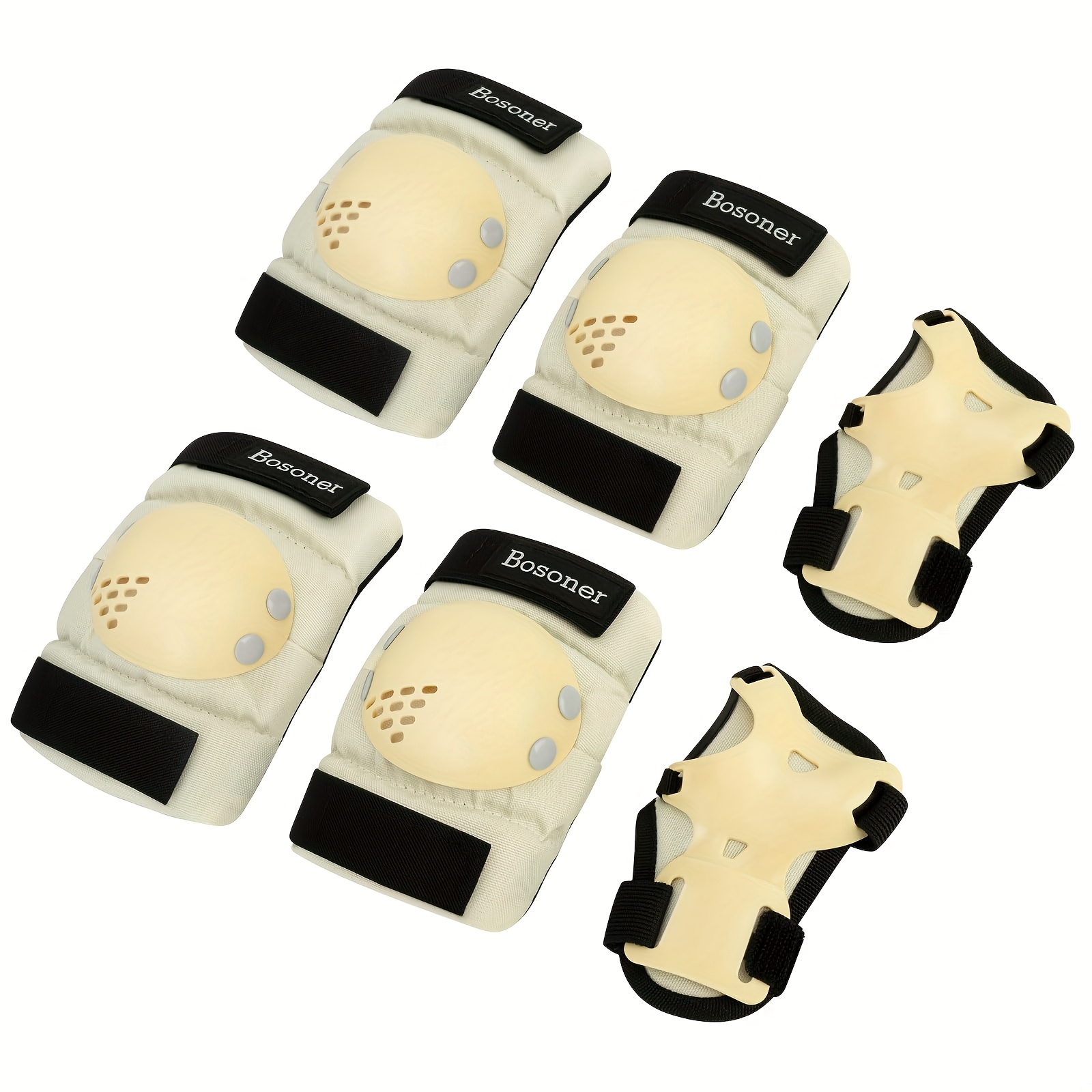 Kids Youth Knee Pads Elbow Pad Wrist Guards Set For 3-15
