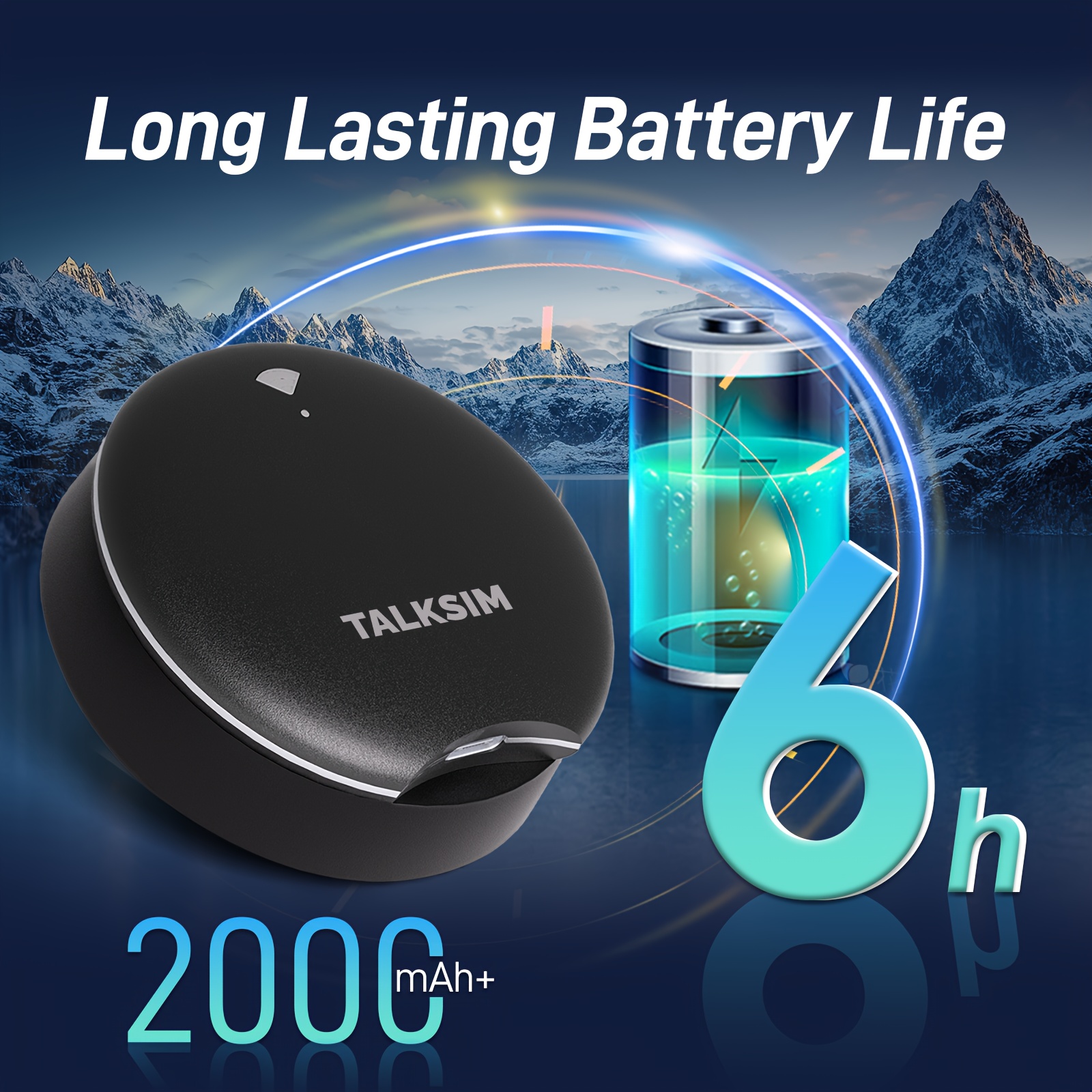 Long lasting battery life