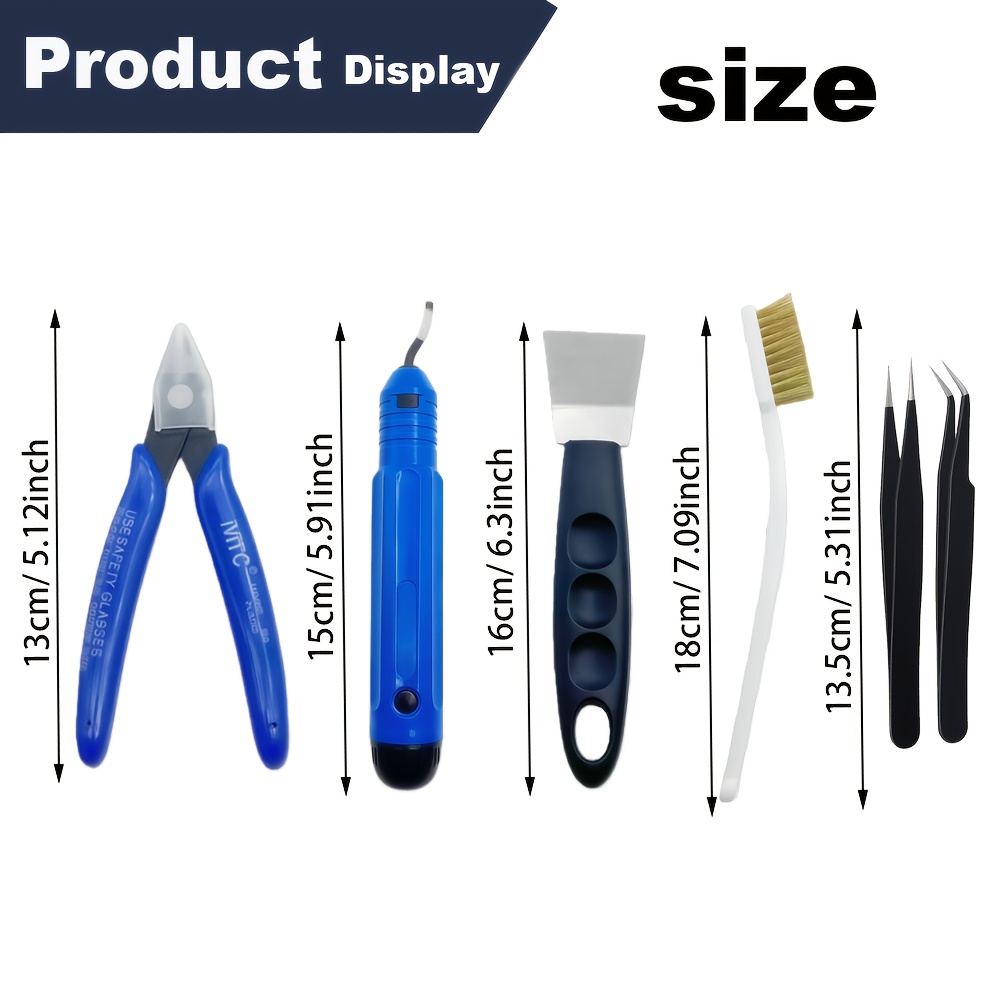 E-shop 3D-Druckwerkzeuge, verschiedene Arten von 3D-Drucker-Werkzeugen, Scheren, Reinigungsnadeln, Pinzetten, Zangen, Entgratungssets, praktische