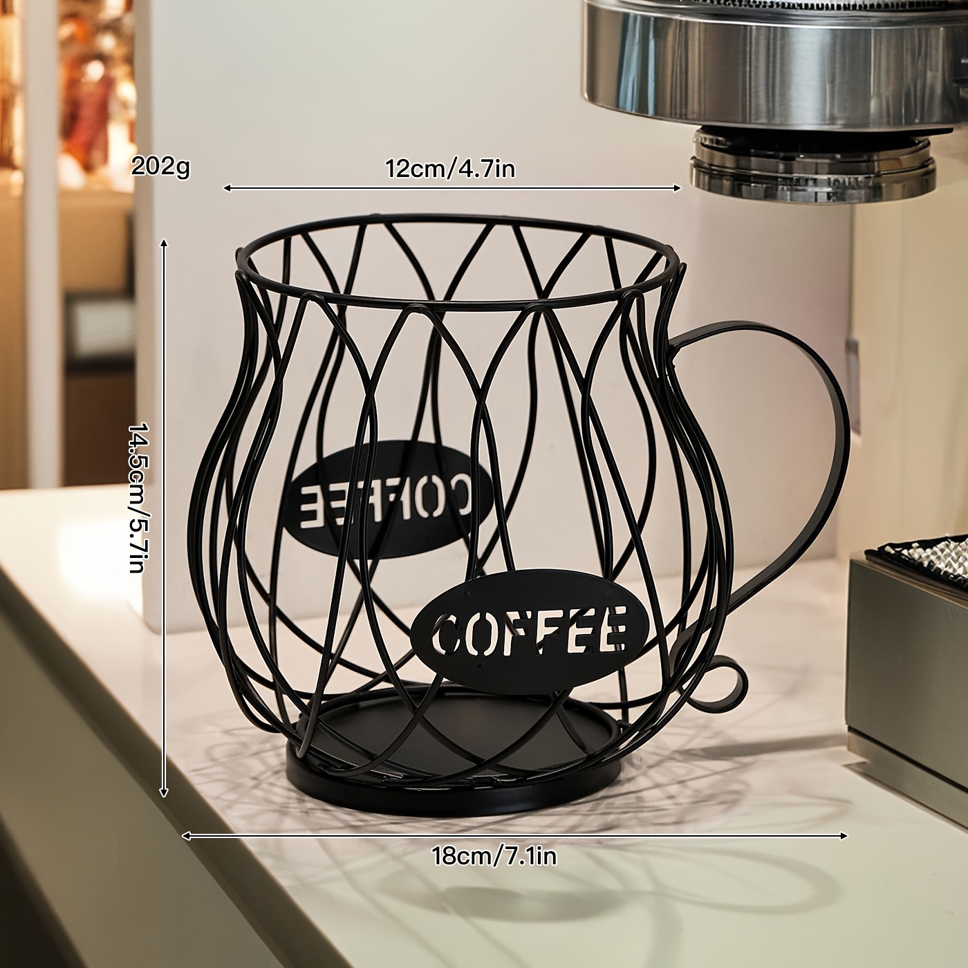 Image of This 1pc Cup-shaped Capsule Storage Cup Features A Minimalist . The Is With A Colorful Paint End And A Latticed Grid Design. Practicality And Decoration
