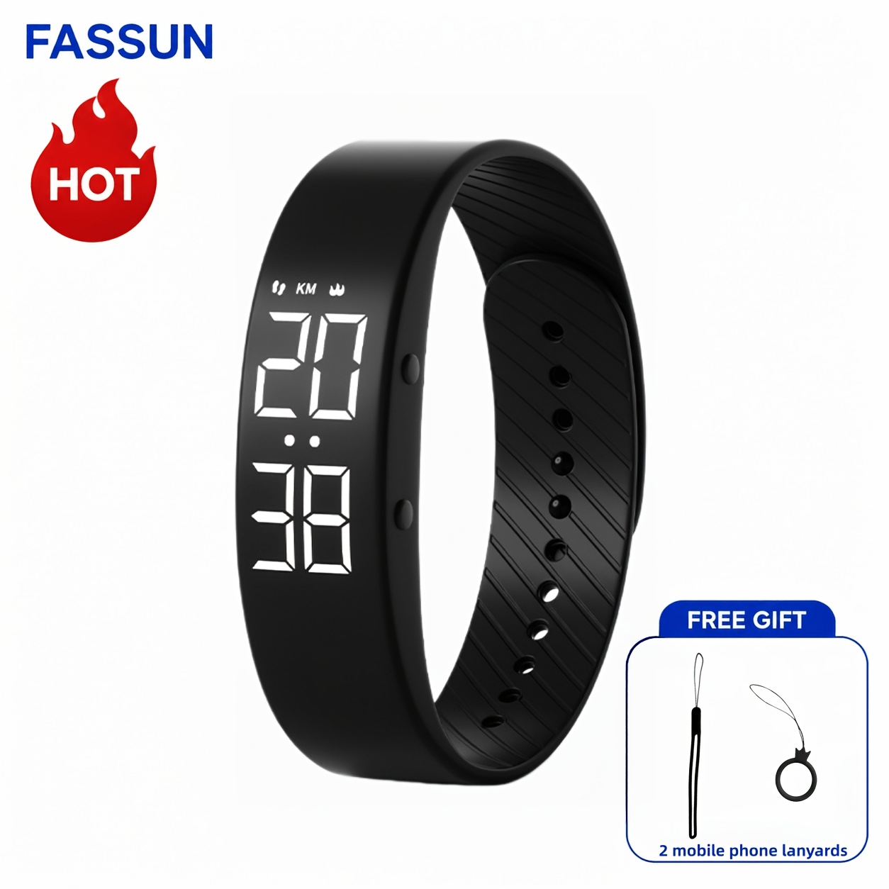 TEMU Smart Watch For Boys And Girls, Holiday & Back-to-school Gift, Required, Step Counter, Stopwatch, , Distance, Alarm, 3pcs Set: Watch + Phone