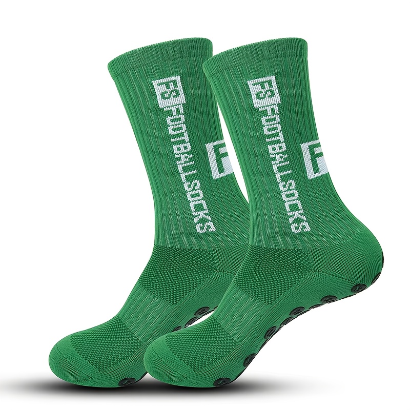 Grip Soccer Socks Anti Slip Non Slip Athletic Socks For Football Basketball Sports, For Teenager