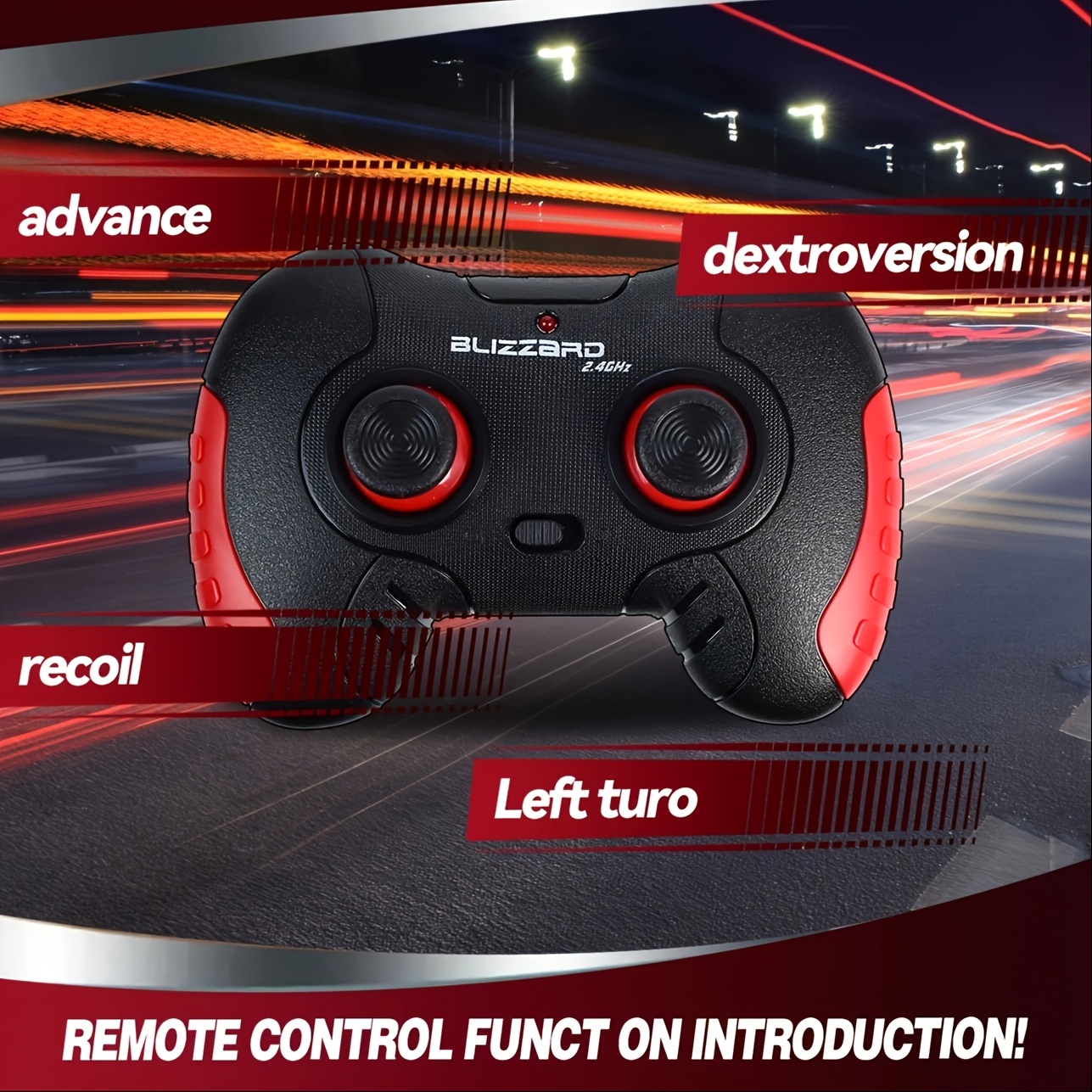 1:18 Scale All Terrain RC Car, High Speed RC Car With Cool Body Lights, Electric RC Truck, Off-road Truck With Two Rechargeable Batteries, Birthday, Christmas, Halloween Gift For Kids Over 6 Years Old