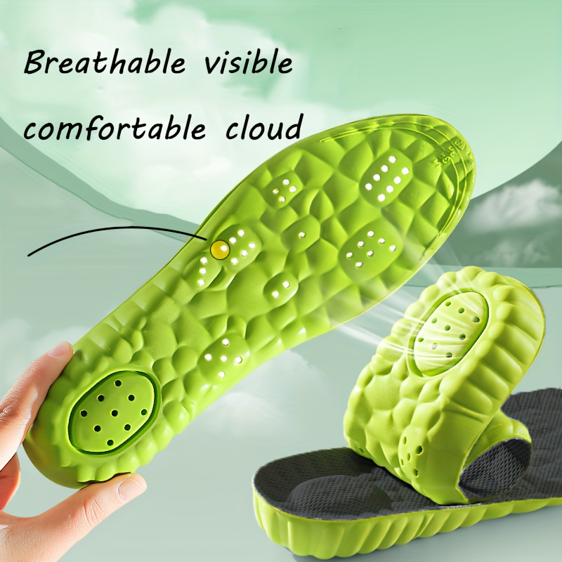 Breathable High Elasticity Sports Insole - Comfortable EVA Material for Running, Basketball, and Daily Wear