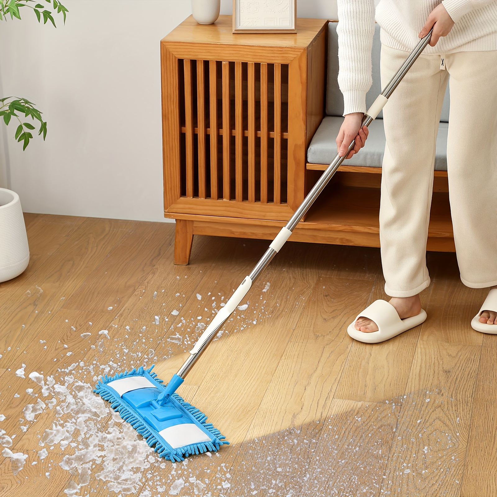 3lü şönil mop ve toz alma seti oturma odası yatak odası ve - Temu