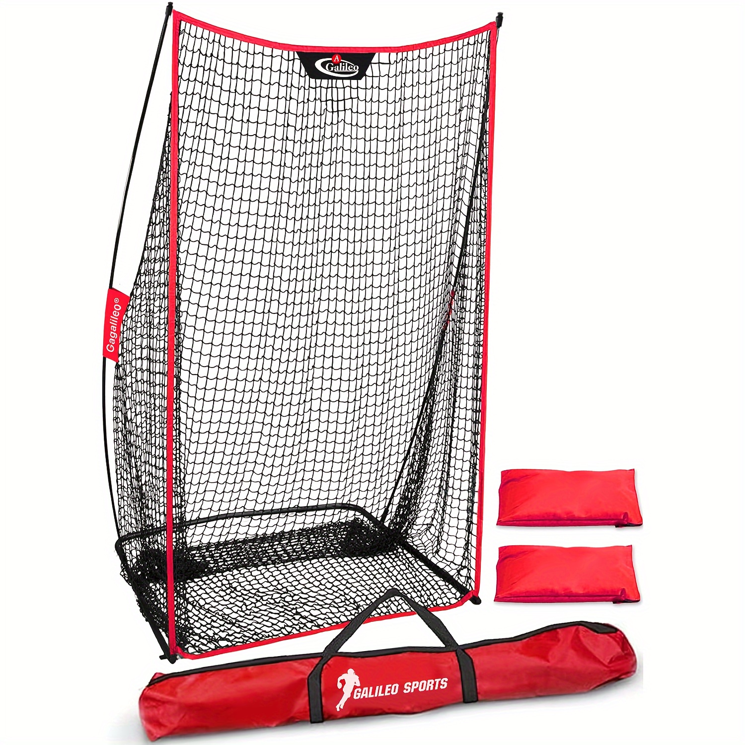 PATIKIL Solo Football Kick Net - Return Training Aid For Soccer Control Practice, Fits Size 3-5 Balls
