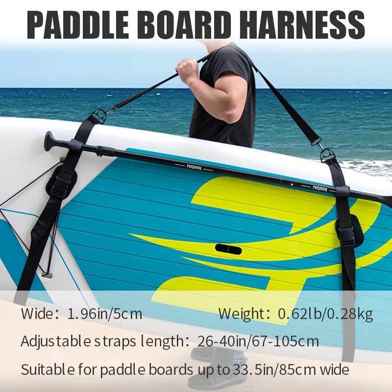 TEMU Koetsu Adjustable Sup Paddle Board Shoulder Strap - Comfortable Surfboard Carrying Belt - Ideal Transport Accessory