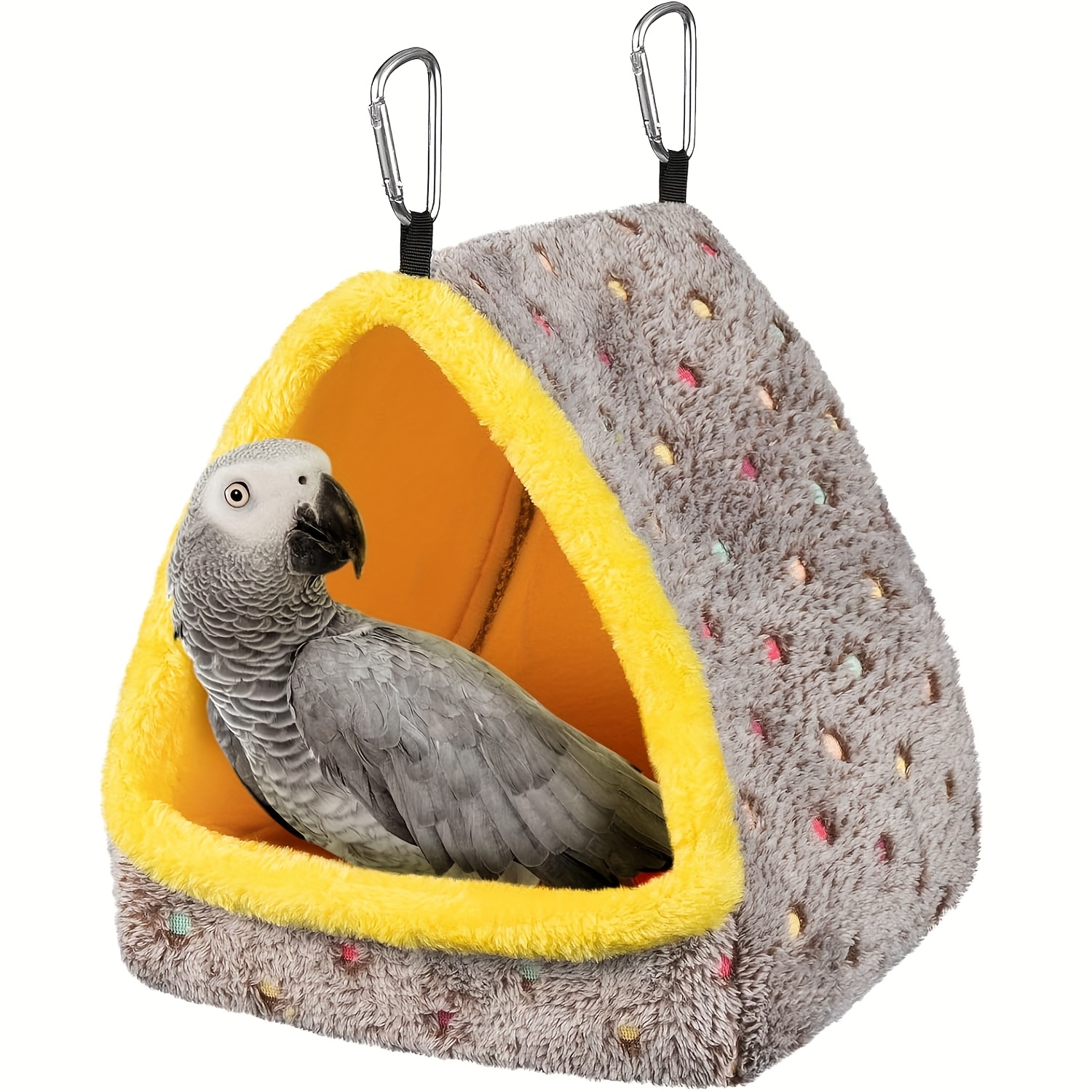 TEMU Hung With Velvet And Thickened To In Autumn And Winter, Suitable For Parrots, Cockatiels, , , Hamsters And Other Small Animals, Birds Winter