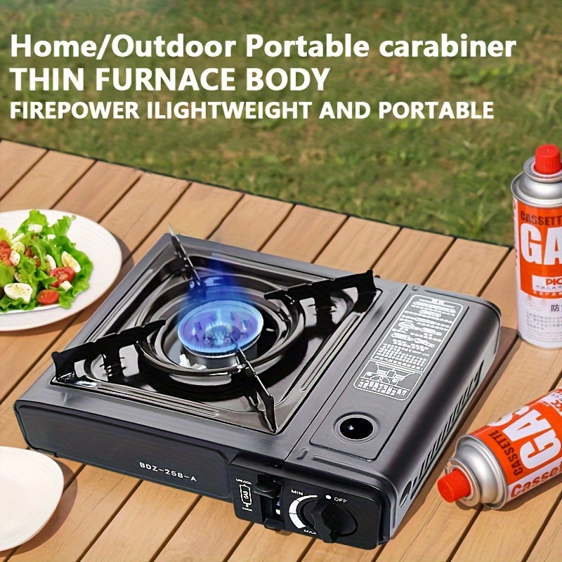 

Portable Camping Stove, Butane Countertop Stove, Portable Gas Tank Butane Gas Stove, Easy To Carry For Camping, Picnics And Outdoor Trips