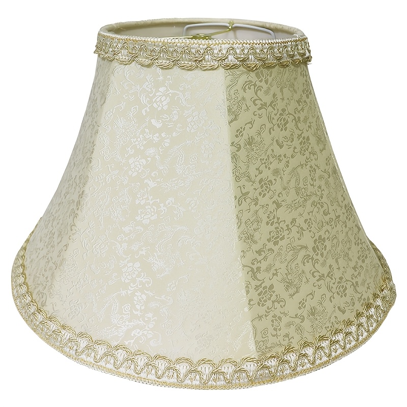 TEMU Large Lampshade 8.75" X 17.75" X 11" Floral Lampshade Light Fixture Decoration Bohemian Decor Table Lamp Floor Lamp Shade