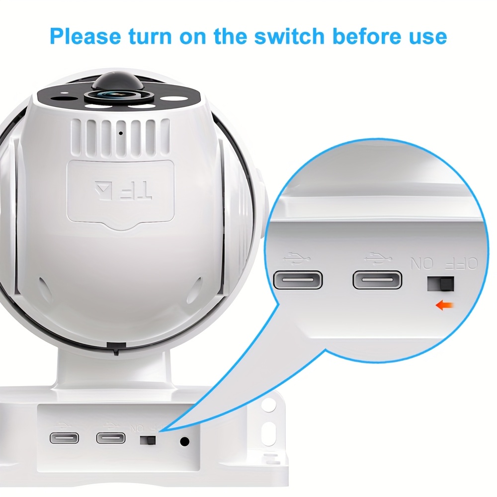 2 caméras de sécurité solaires 8MP, surveillance de sécurité Wifi 2.4Ghz haute définition à double objectif, rotation automatique panoramique et inclinable, détection de mouvement, appel bidirectionnel, caméra de surveillance de sécurité avec autonomie de batterie de 365 jours, avec vision nocturne
