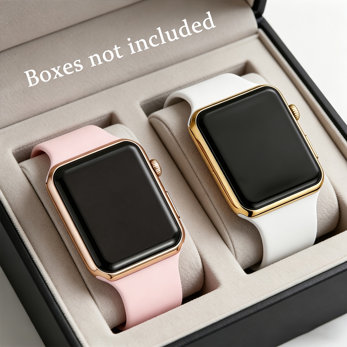 2pcs womens watches with fashionable     white pink straps   daily wear ideal for holidays parties and birthdays making it an   gift   for mothers day