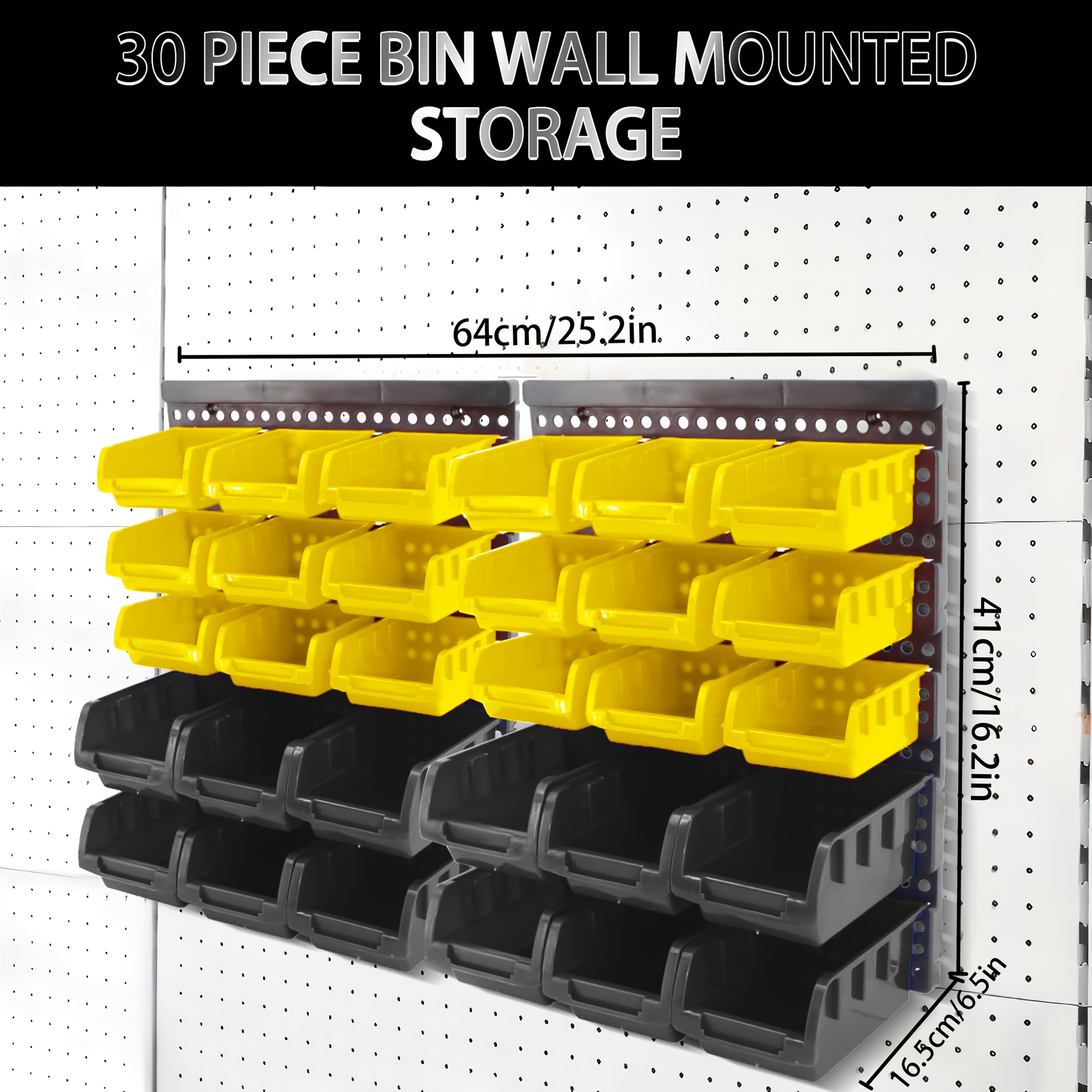 Wall-Mounted Storage Rack System - Image 3
