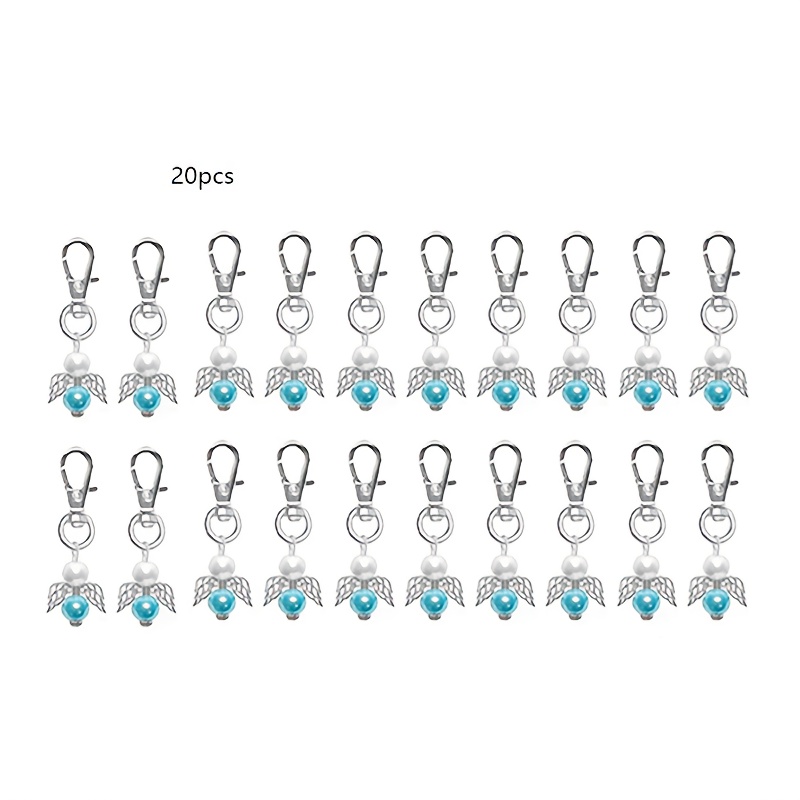 Image of 20pcs Of Party Gifts Featuring Alloy Guardian Wings, Fun Presents Suitable For Baptism Celebrations, Wedding Birthday Gift Ornaments, And Party Favors