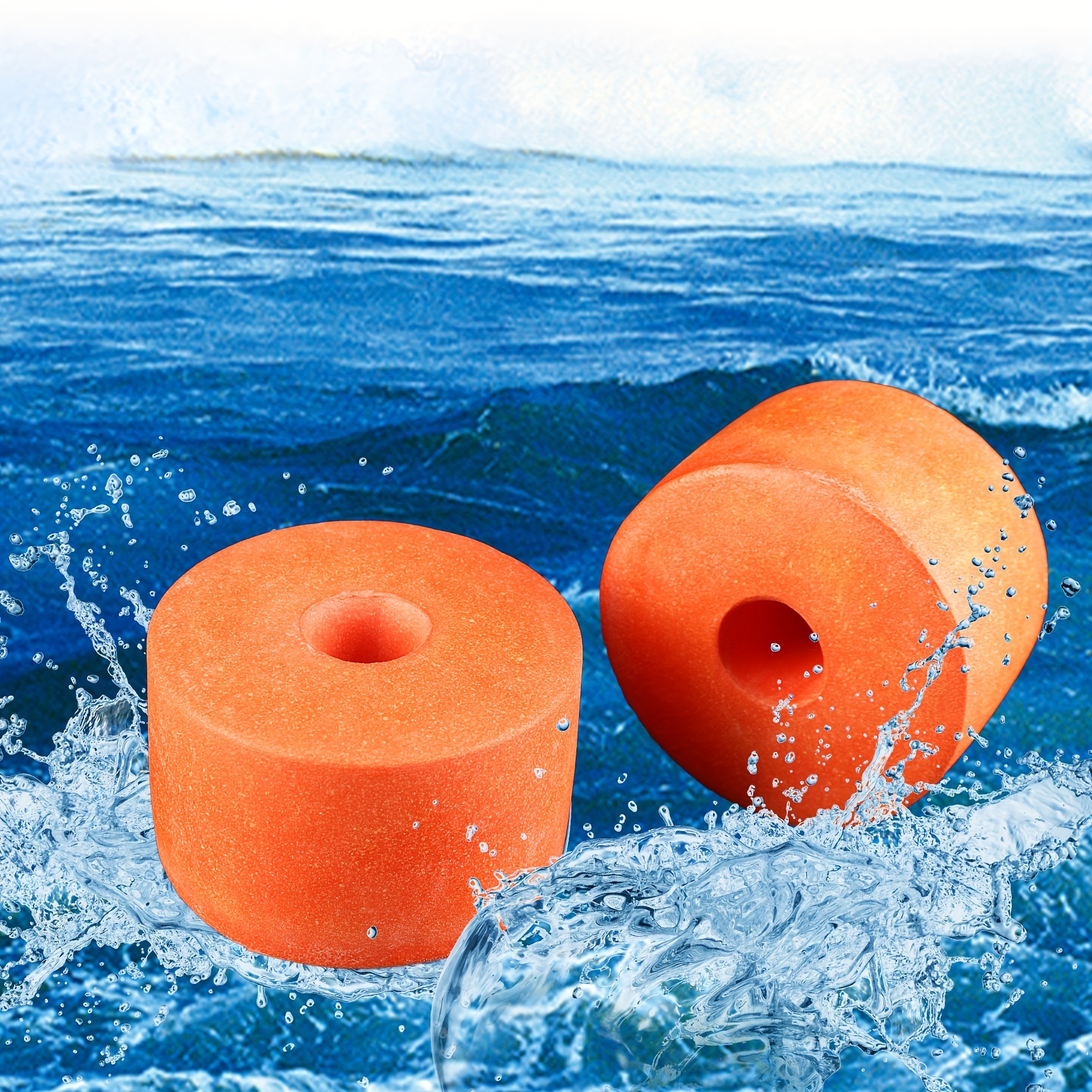 orange foam fishing float durable pvc ideal pull Temu Portugal
