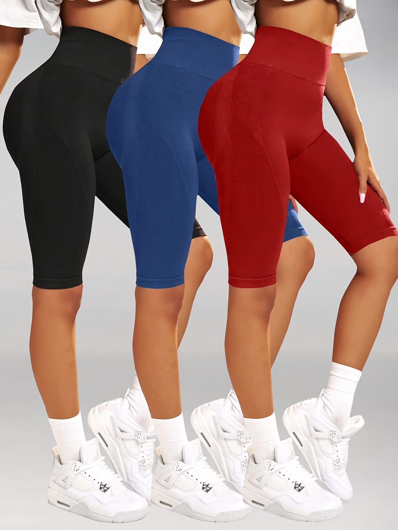 Leggings Pantaloncini Da Donna Women's Yoga Short Push Up Mini