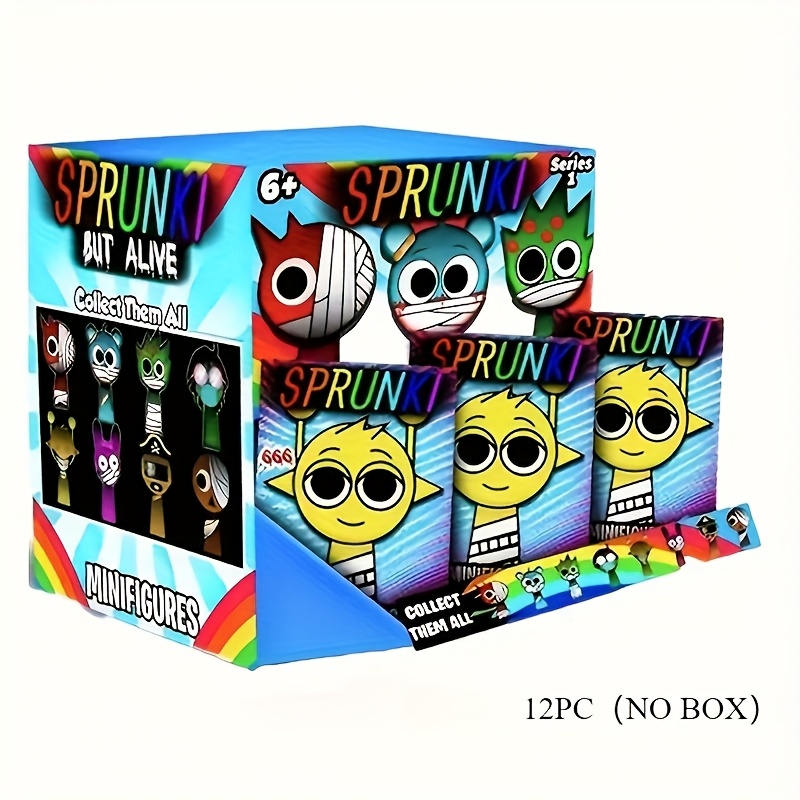 TEMU 6pcs/12pcs Sprunki Action Figures, Sprinkles Figures, Sprunki Action Character Sprunki Sprunki Action Figures Christmas & Birthday Gifts