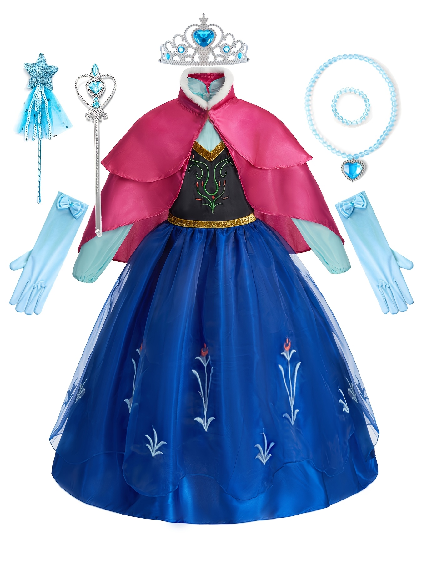 corsage navy blue dress Royal Coronation Princess Birthday Gown by Calgary and Ballerini main image 0