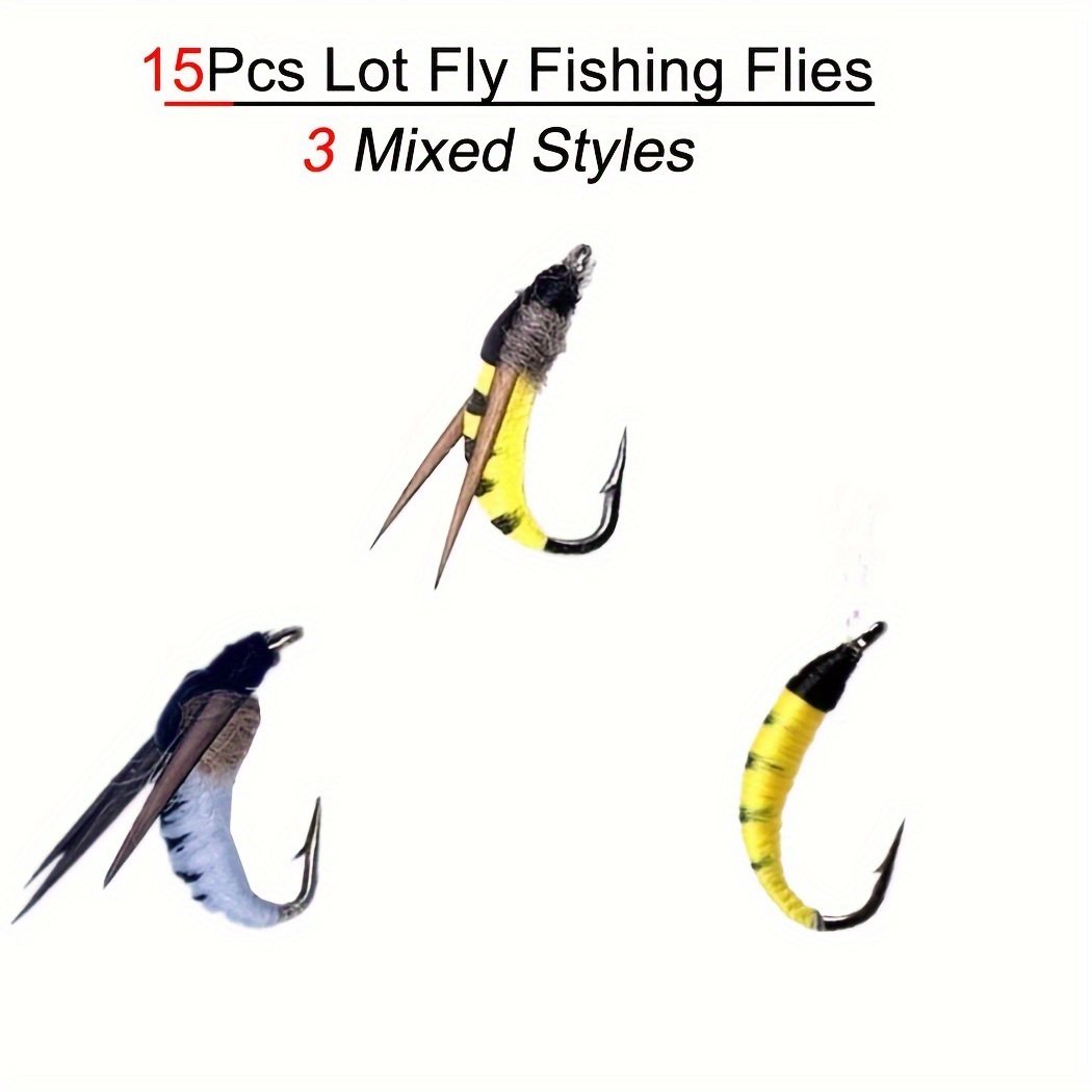 Fly Fishing Flies Handmade Lures Dry/wet Flies Streamer - Temu