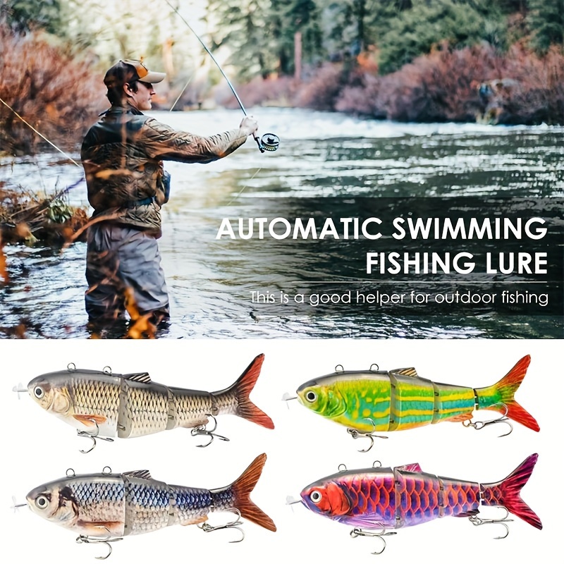 假饵单重42g不含配件重量robotic swimming lure 13cm/42  fishing lure multijointed swimbait usb rechargeable led wobbler hard lure fishing bait 商品详情 1