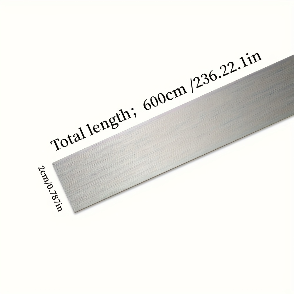 E-shop Edelstahl Zierleiste Selbstklebende Metall Zierleiste Flache Zierplatte Zierleiste Wandbehang